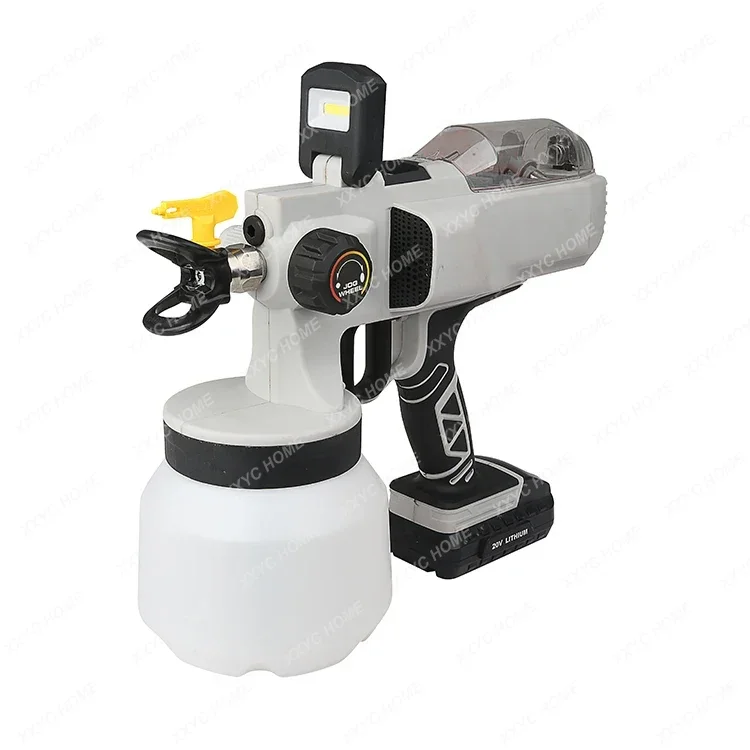 Household Variable Speed Spray Painting Machine Equipped with LED and Brushless Motor Airless Nozzle