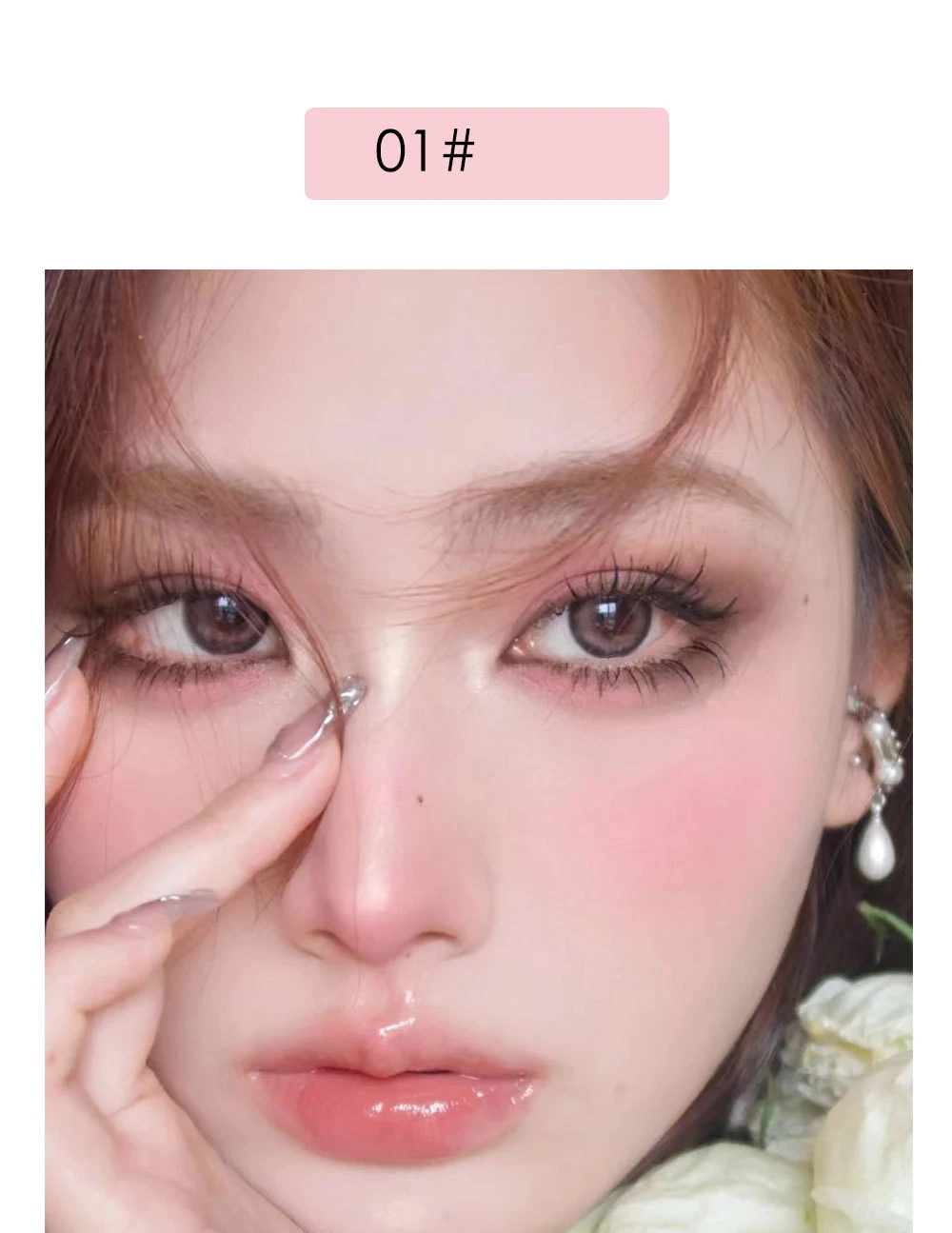 Ultra-Fine Brush Mascara Makeup Silk Fiber Lengthens Eyelashes Waterproof Fast Dry Matte Brown Black Curling Mascara Comestics