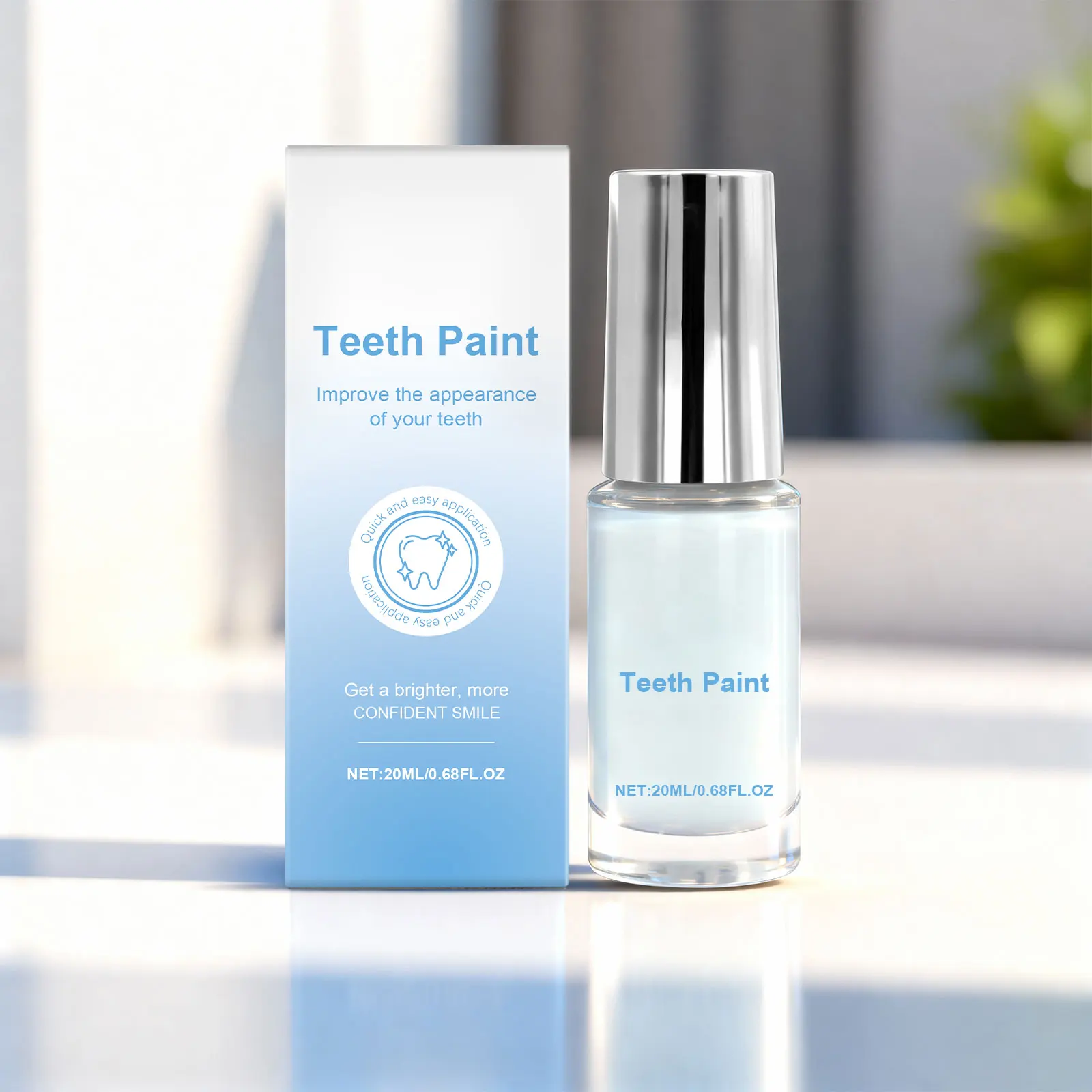 Instant Brighten Teeth Paint Remove Plaque Remove Yellow Stains Fast Brighten Enhance Smile Ideal Oral Hygiene Care Teeth Polish