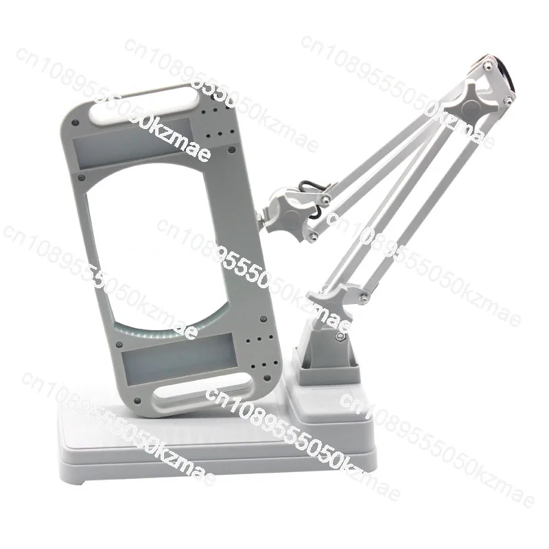 

Suitable for desktop mobile phone circuit board repair magnifying glass with lamp welding table high definition folding