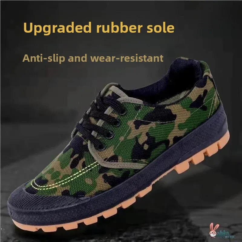Men's Labor Protection Shoes Rubber Bottom Breathable Work Shoes Wear-Resistant Construction Site Shoes Comfortable Casual Shoes
