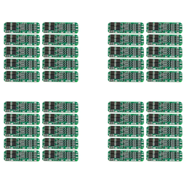 

A20F-40 шт. 3S 20A BMS 18650 Модуль зарядного устройства для литиевой батареи BMS Защитная плата PCB 11,1 В 12 В 12,6 В Модуль