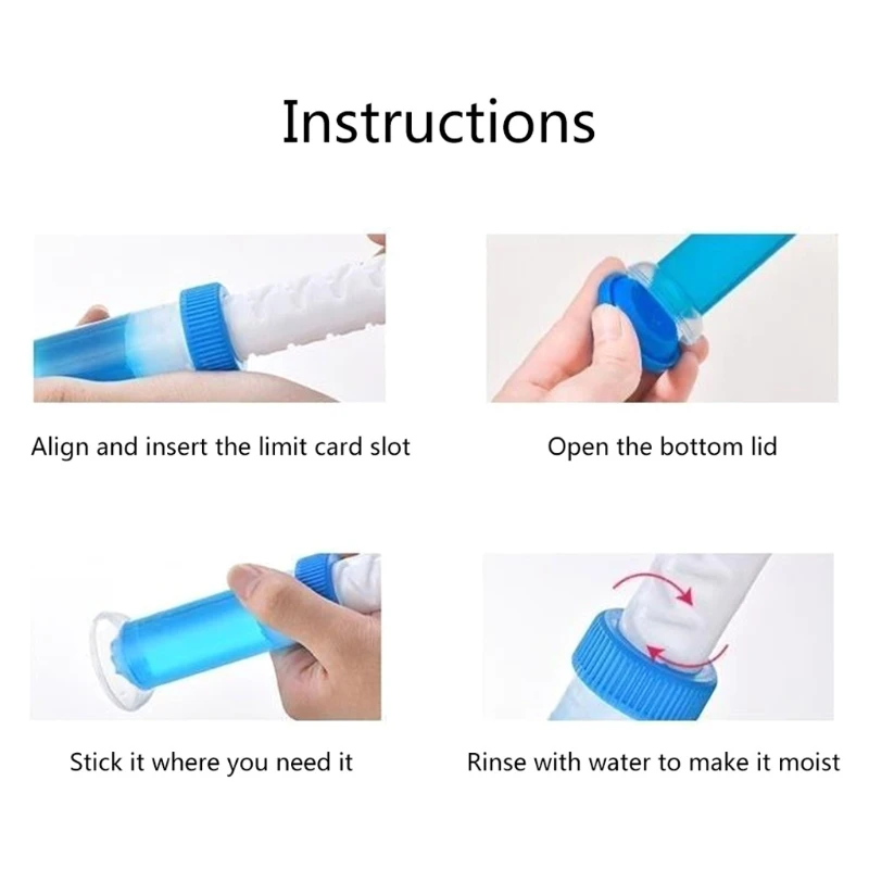 Toilet Gel Stamp Easy to Use for Fresh Gel Toilet Cleaning Stamp Stops Limescale Automatic Toilet Bowl Cleaner for Bathr