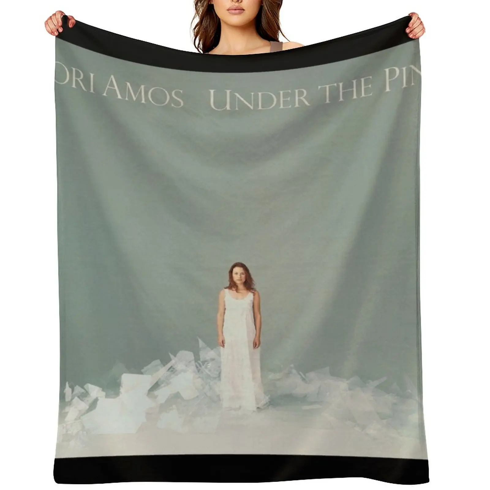 

Tori Amos under the pink Throw Blanket Luxury Designer anime halloween funny gift Blankets