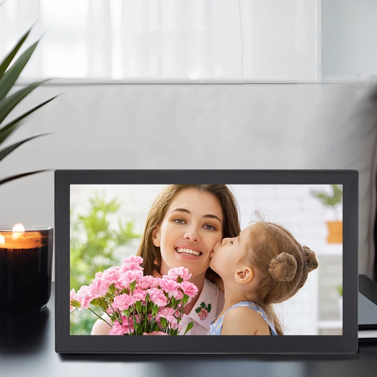 

Wall Mount Digital Photo Album18.5inch Desktop Digital Photo Frame Clock With Electronic Picture Video Display And Motion Sensor