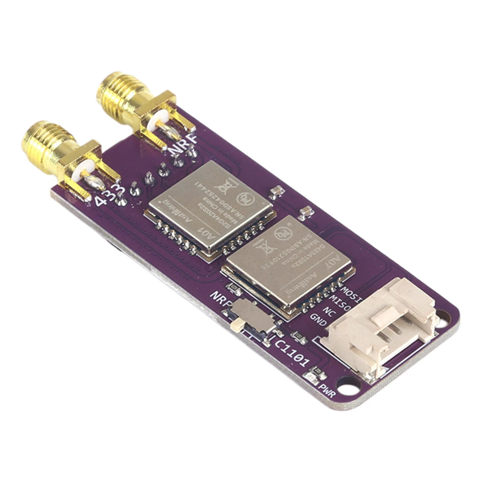 Dual Chip Wireless Transceiver for M5Stack StickC Plus2 CC1101 NRF24L01 SPI PCB Antenna Board
