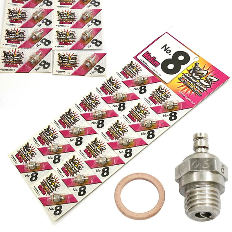 2Stroke OS Engine Glow Plug OS8 NO.8 O.S. OS8 Plug N Glow Plugs For OS Engine 100% Original