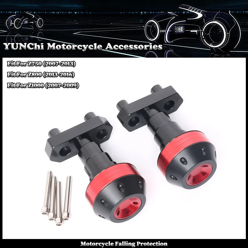 Fit For KAWASAKI Z750 Z800 Z1000 Z 750 800 1000 Motorcycle Falling Protection Frame Slider Fairing Guard Crash Pad Protector