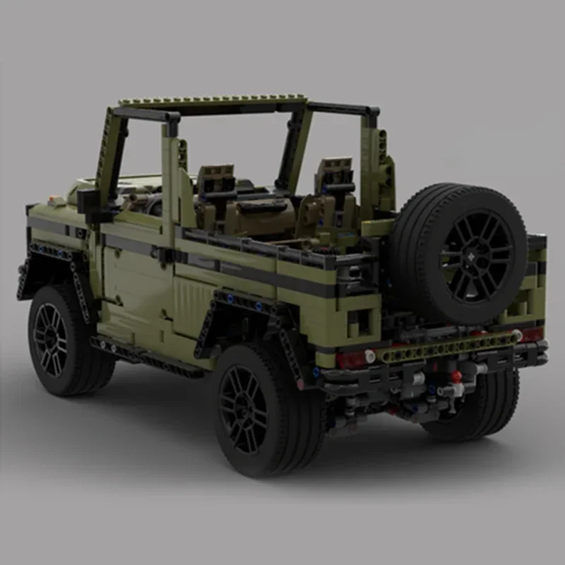 Moc Bouwstenen Militaire Automodel Gepantserde Off-Road Voertuigtechnologie Modulaire Blokken Geschenken Speelgoed Voor Childen Diy Assemblage