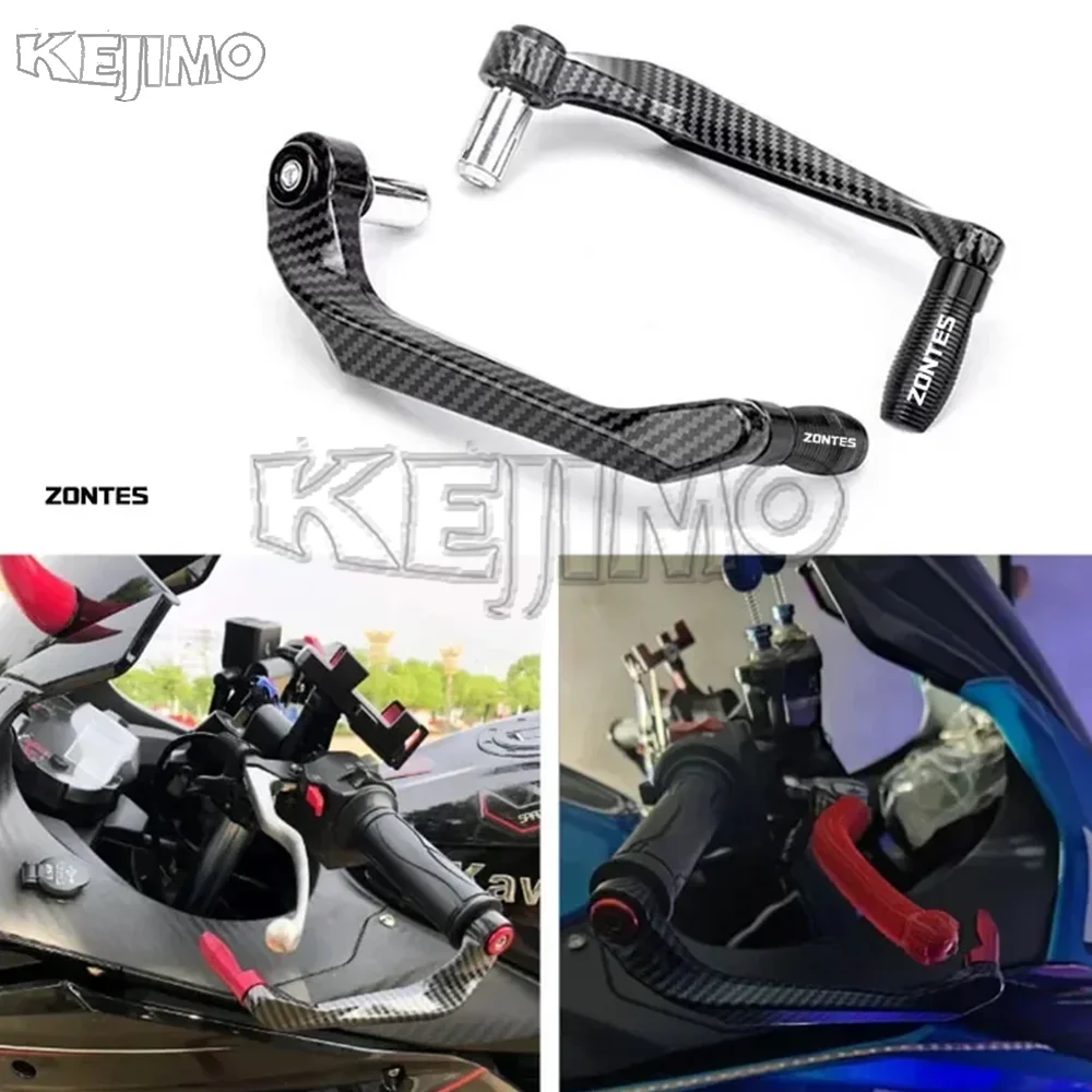 

Motorcycle Accessories CNC Handlebar Grips Brake Clutch Levers Guard Protector For Zontes G1 125 ZT125 ZT 310X ZT310R 703RR 703