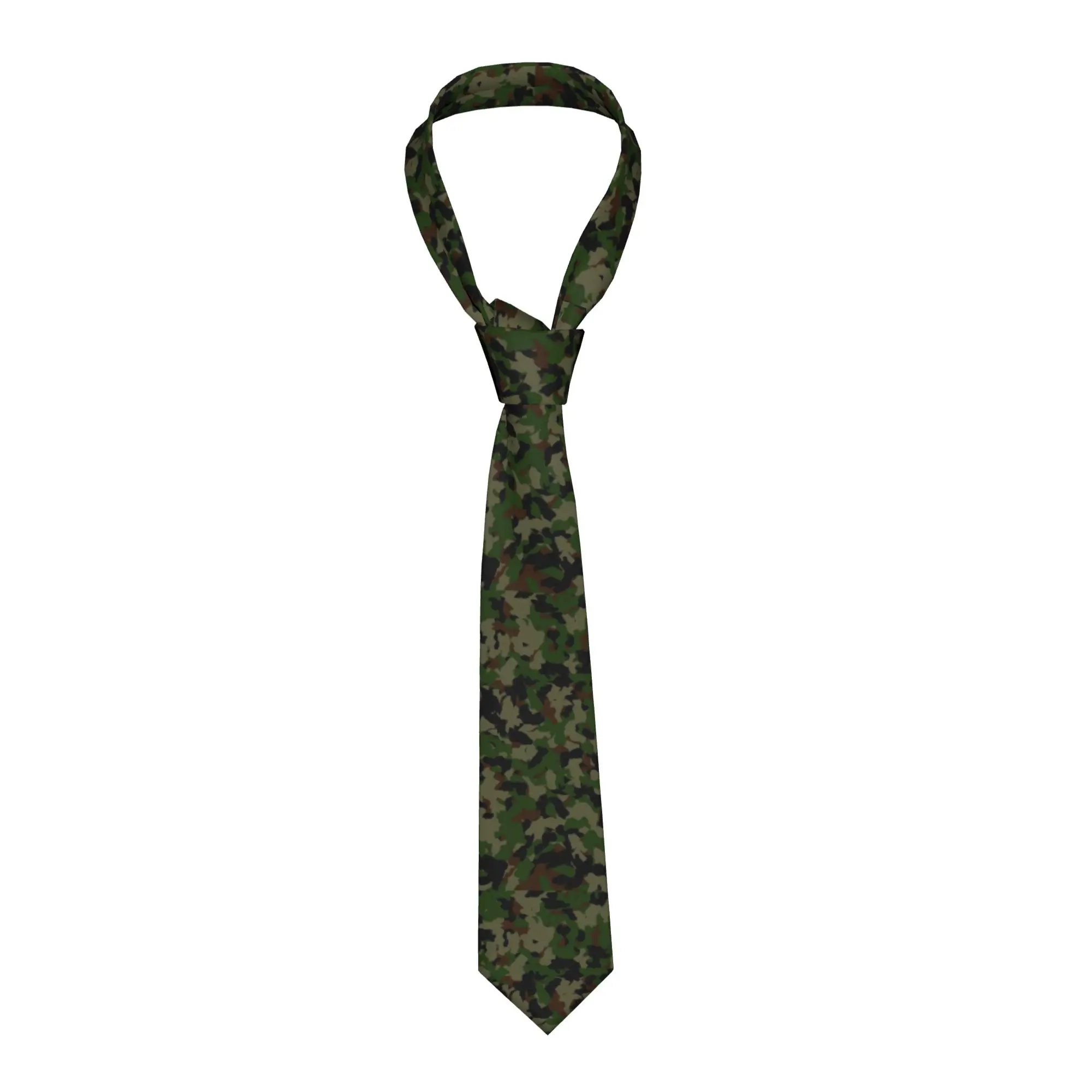 Camouflage Tie  Wedding Neck Ties Men Kawaii Funny Necktie Accessories Quality Design Collar Tie