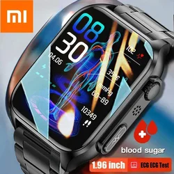 Xiaomi New Blood Glucose Monitor Health Smart Watch Men ECG+PPG Blood Pressure Measurement IP67 Waterproof Sport Men Smartwatch