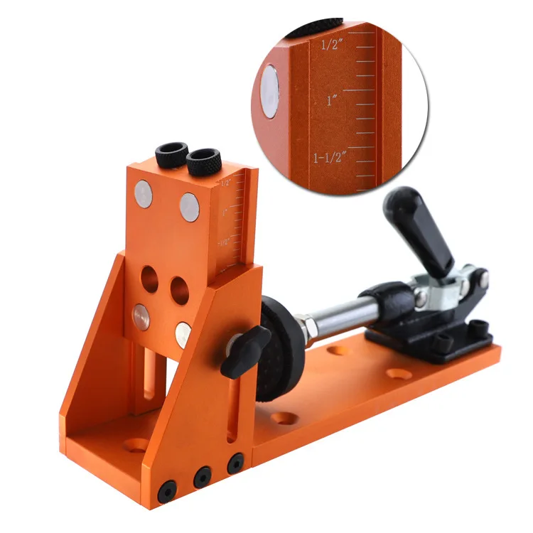 Woodworking oblique hole 9.5mm aluminum alloy, with base vacuuming device, woodworking drilling and opening hole punching