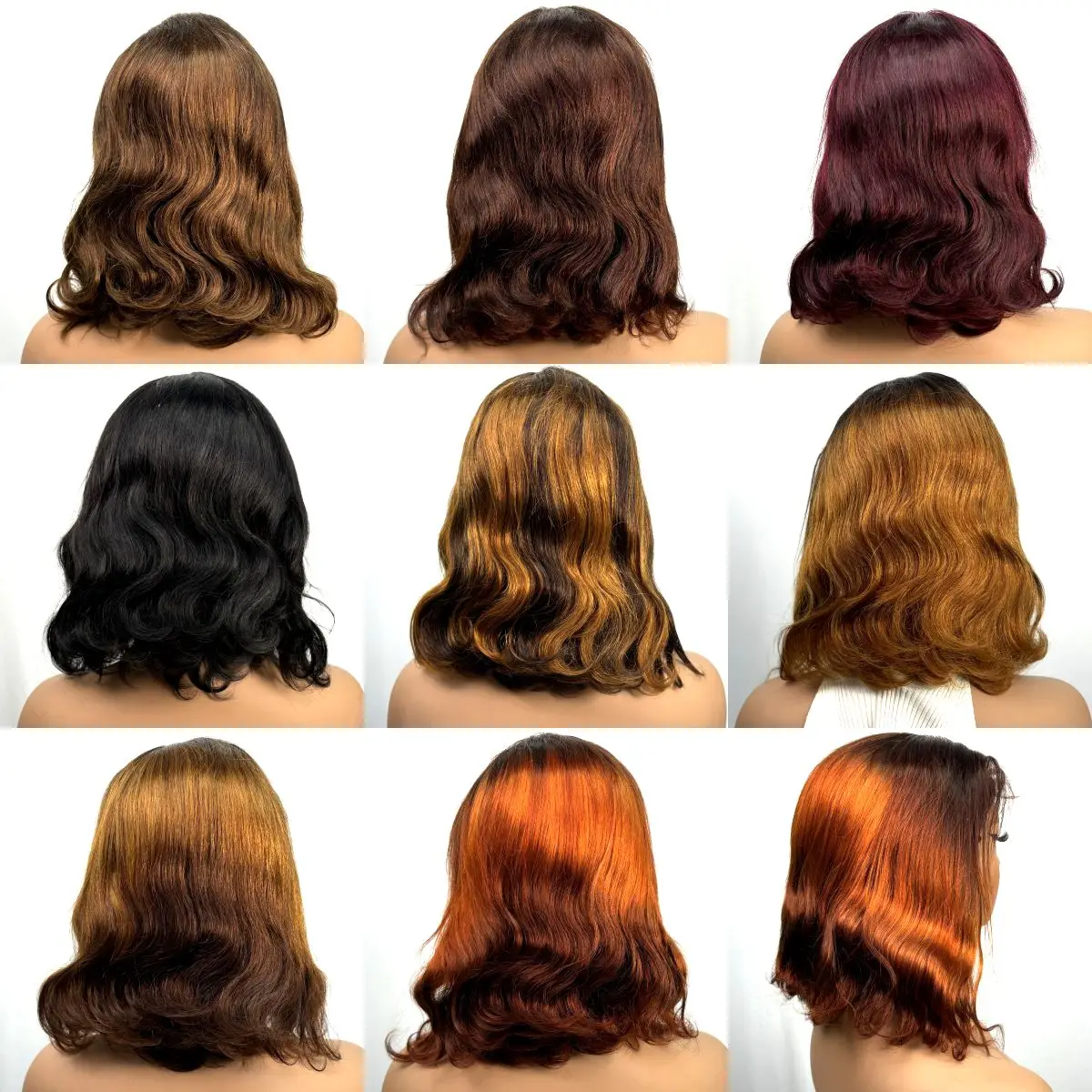 12 بوصة P4/30 تسليط الضوء على الجسم موجة خصلات الشعر المستعار الإنسان 250% الكثافة 4x4 الدانتيل الشفاف إغلاق متموج خصلات الشعر المستعار الإنسان للنساء