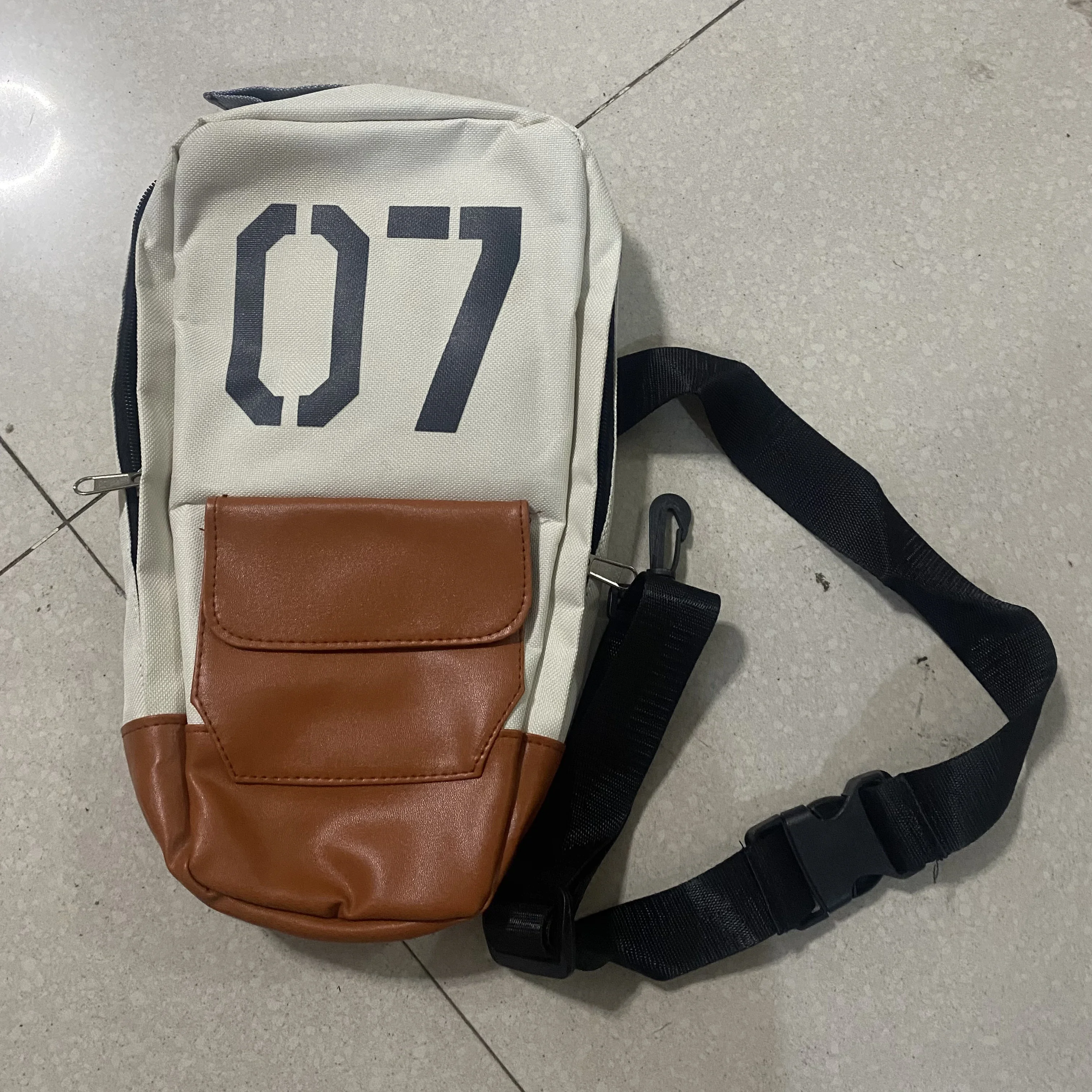 Brdwn GUNDAM للجنسين Gundam 07/08MS فريق بوكليير فورمي كوسبلاي بوليستر كيس à bandoulière poitrine حزمة