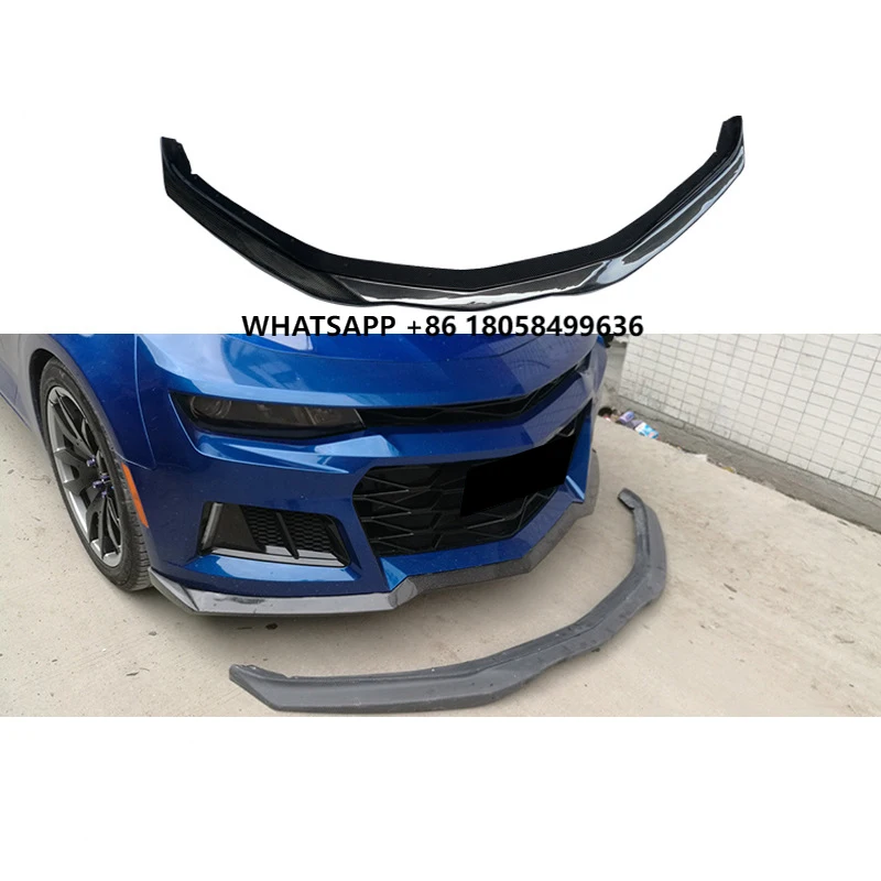 

For Chevrolet Camaro Auto Accessories Carbon Fiber Front Bumper Splitter Lip Front Lip