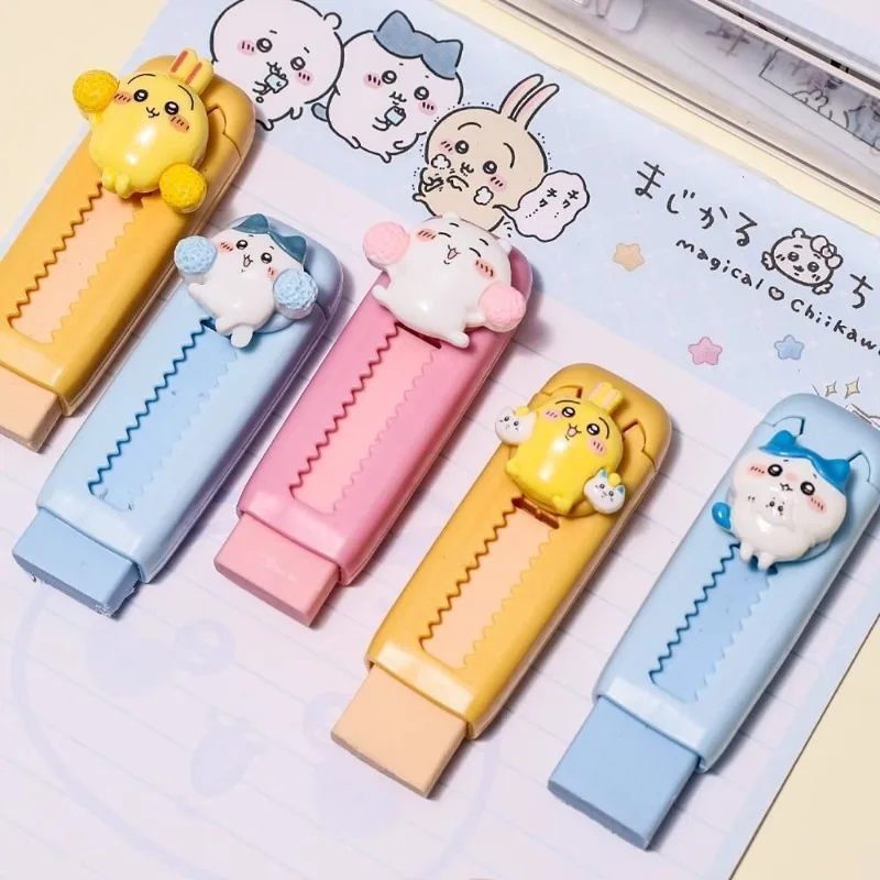 Anime Chiikawa Push-Pull Radiergummi Liebenswert Cartoon Zeichnen Hachiware Usagi Student Cartoon Kawaii Kinder Kunst Reiben Reizend Niedlich