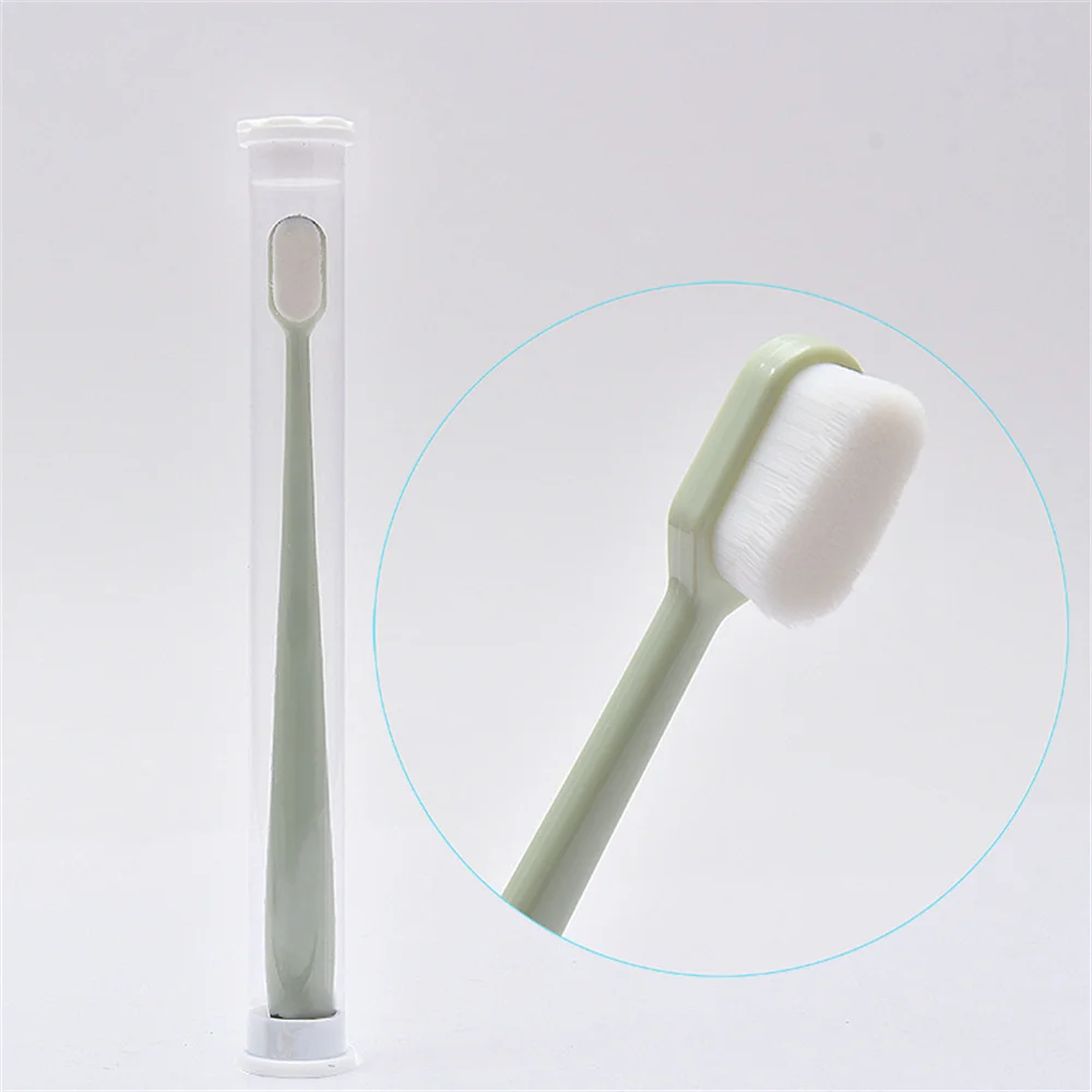 1PC Toothbrush Million Nano Bristle Ultrafine Adult Tooth Brush Teeth Deep Cleaning Dental Oral Care Brush Portable Travel