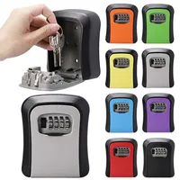 Wall Mounted Password Key Lock Box Temporary Storage Home Office Keys Security Secret Storage Box Waterproof Spare Key Safe