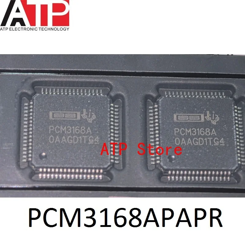 5PCS/LOT New Original PCM3168APAPR PCM3168A QFP-64 PCM3168APAP CHIP IC CODEC AUDIO 24 BIT 64HTQFP