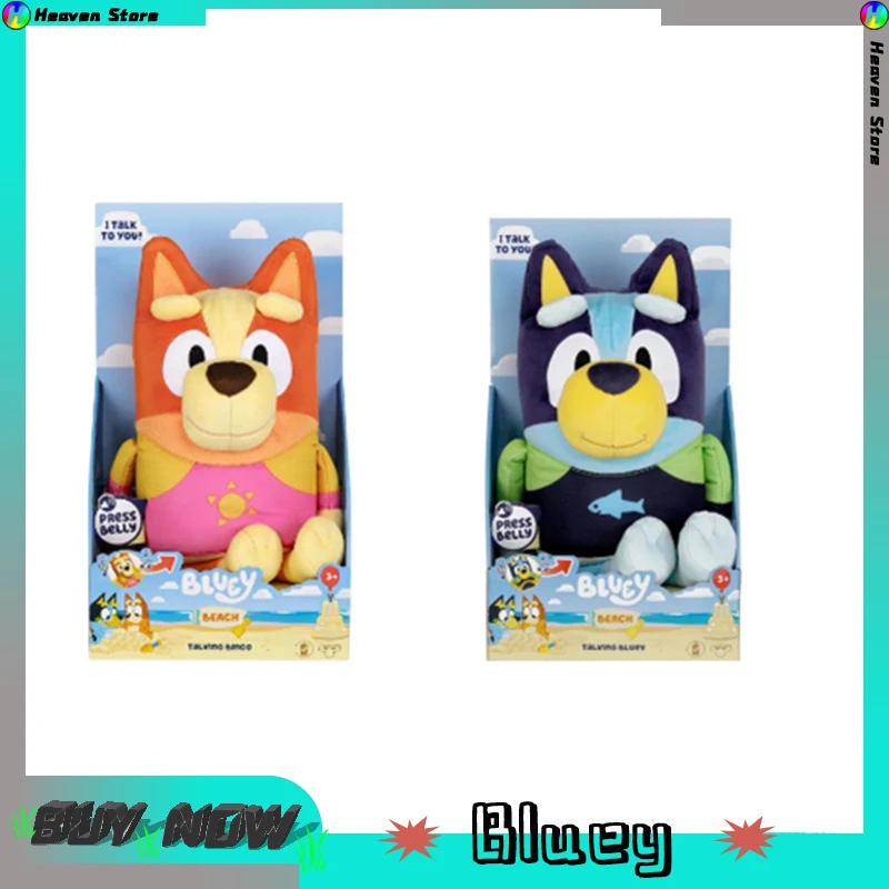 

New Bluey Talking Plush Bluey Dog Family Bingo Dog Music Plush Toy Early Education Children Childhood Companionship