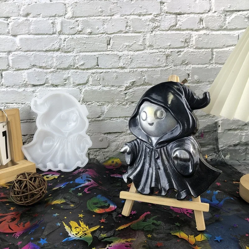 Pajamas Ghost Decoration Cement Plaster Mold DIY Cake Decorating Tools Cake Decoration Accessories Silicone Molds Molds