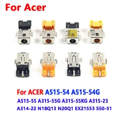 1Pcs Laptop DC Power Jack Connector For ACER A515-54 A515-54G A515-55 A315-55G A315-55KG A315-23 A314-22 N18Q13 N20Q1 EX21553  ﻿