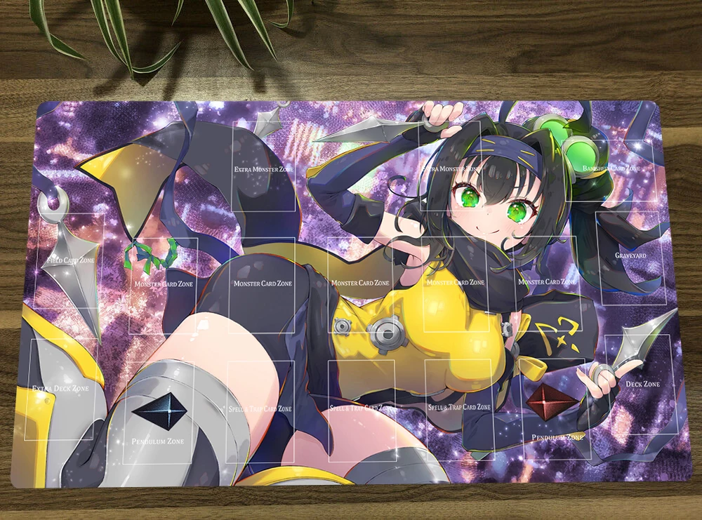 

YuGiOh S:P Little Knight TCG CCG Mat Trading Card Game Mat Table Playmat Desk Gaming Play Mat Mouse Pad Mousepad Free Bag