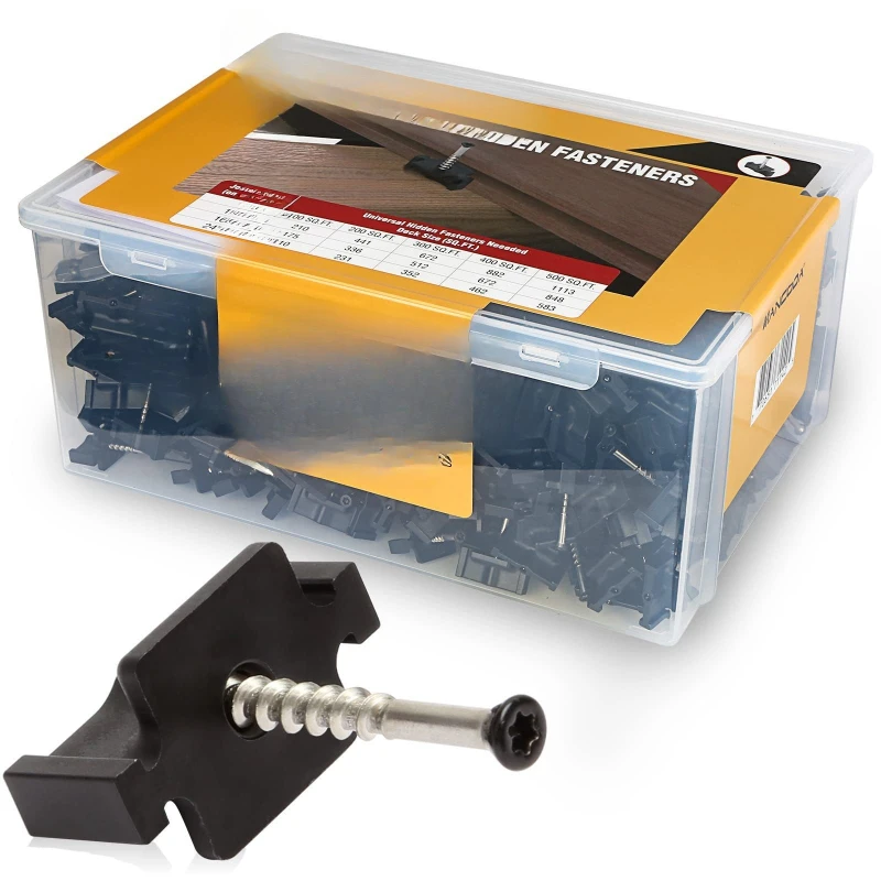 

Concealed fasteners for composite patio panels