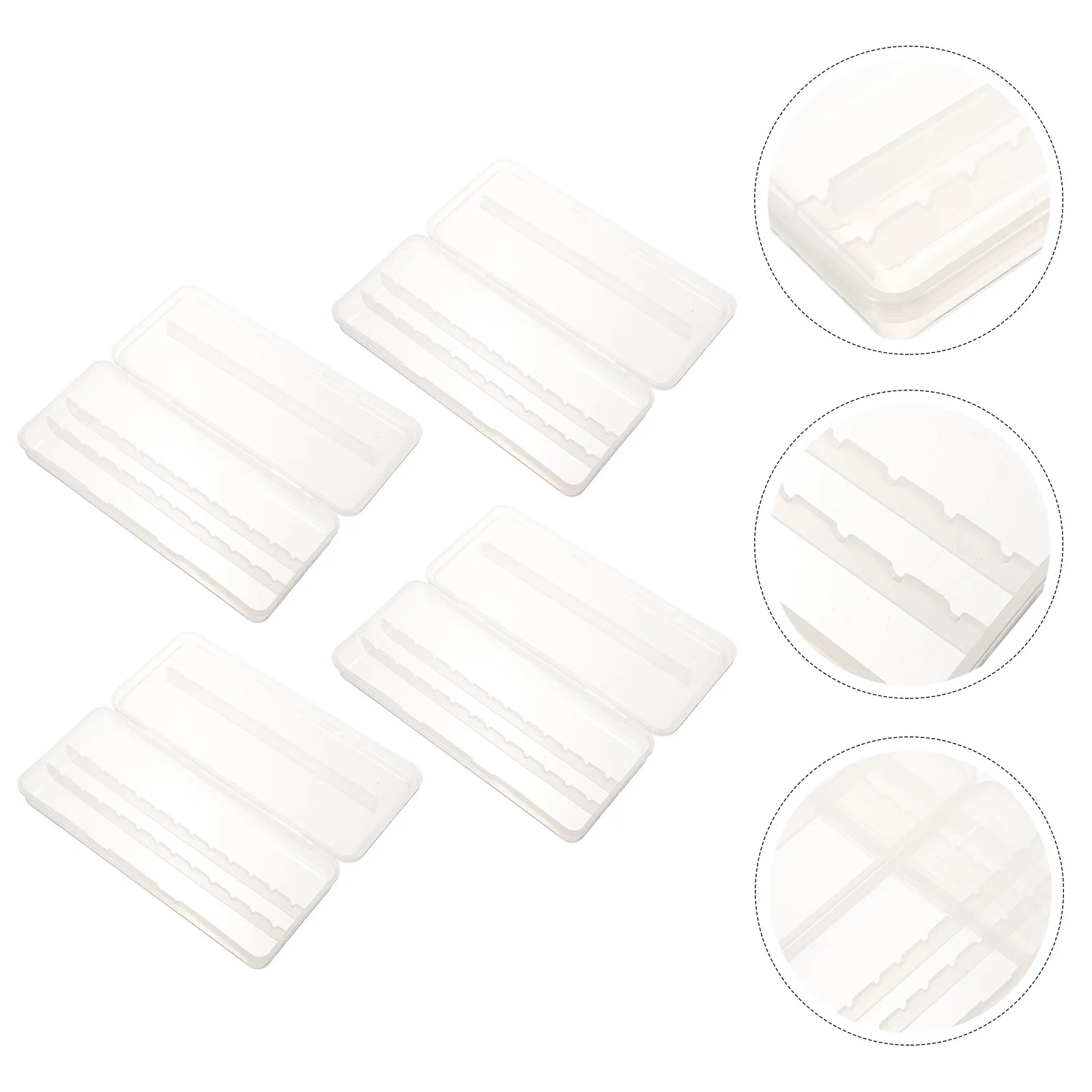 

Набор из 4 прозрачных органайзеров для хранения насадок для маникюрного аппарата, футляр для полировочных насадок, держатель для шлифовальных головок, принадлежности для маникюрного салона