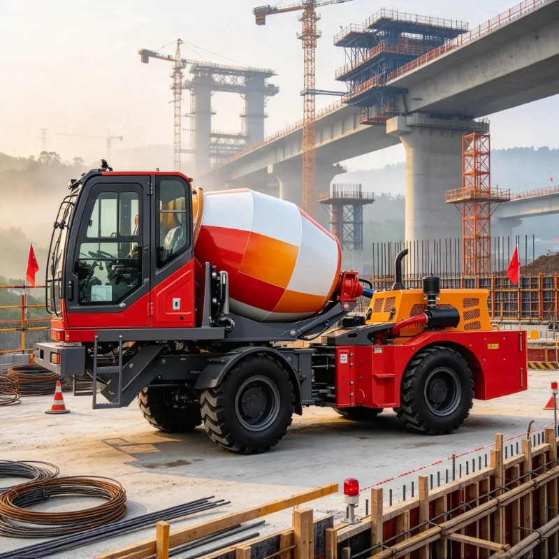 Automatic 3.5 CBM Self Feeding Concrete Mixer Truck Price New Product Euro 5 self loading mobile concrete mixer machine
