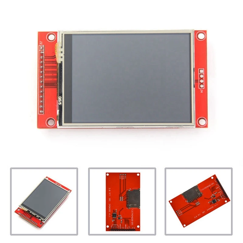 Spi tft lcdディスプレイモジュール、シリアルポート、51ドライブ、ili9341v、240x320、5x 2.8 "、stm32