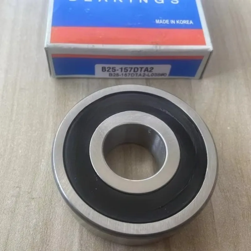 Rubber Sealed Deep Groove Ball Bearing, Replacement for KBC, Motor Wheel Machinery Parts B25‑157D B25‑157DTA2