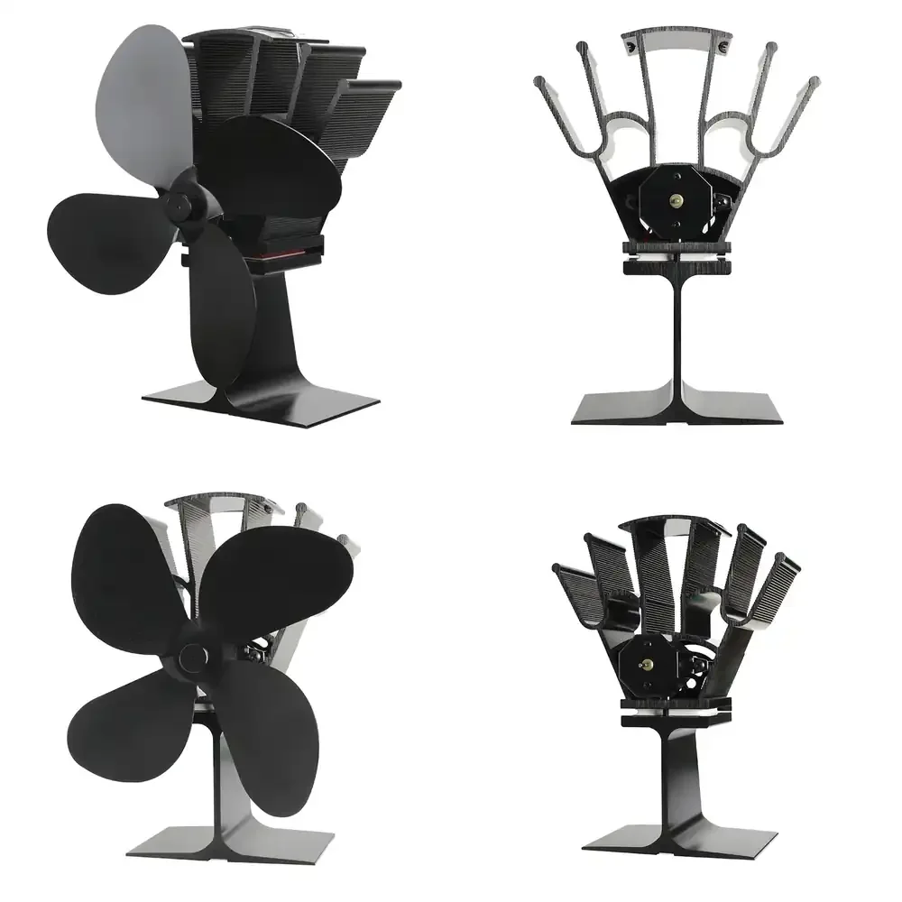 2026 Hot Sale  Heat Powered Stove Fan for Wood Burning Stove Fireplace Heater Burner Eco Friendly Silent Air Circulator for
