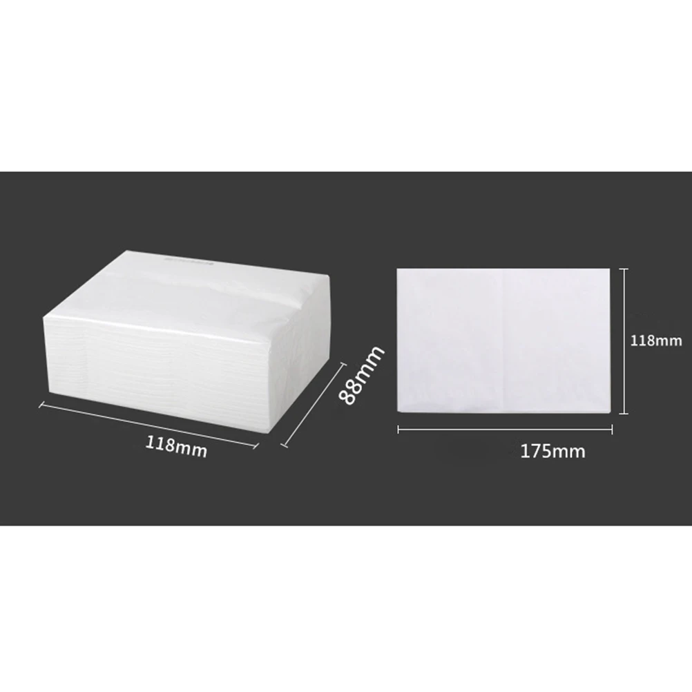 

9pcs 9 Packs 80 Sheets Wood Pulp Tissue Paper For Hotel Restaurant Home Daily Essentials Pulp Paper Towel