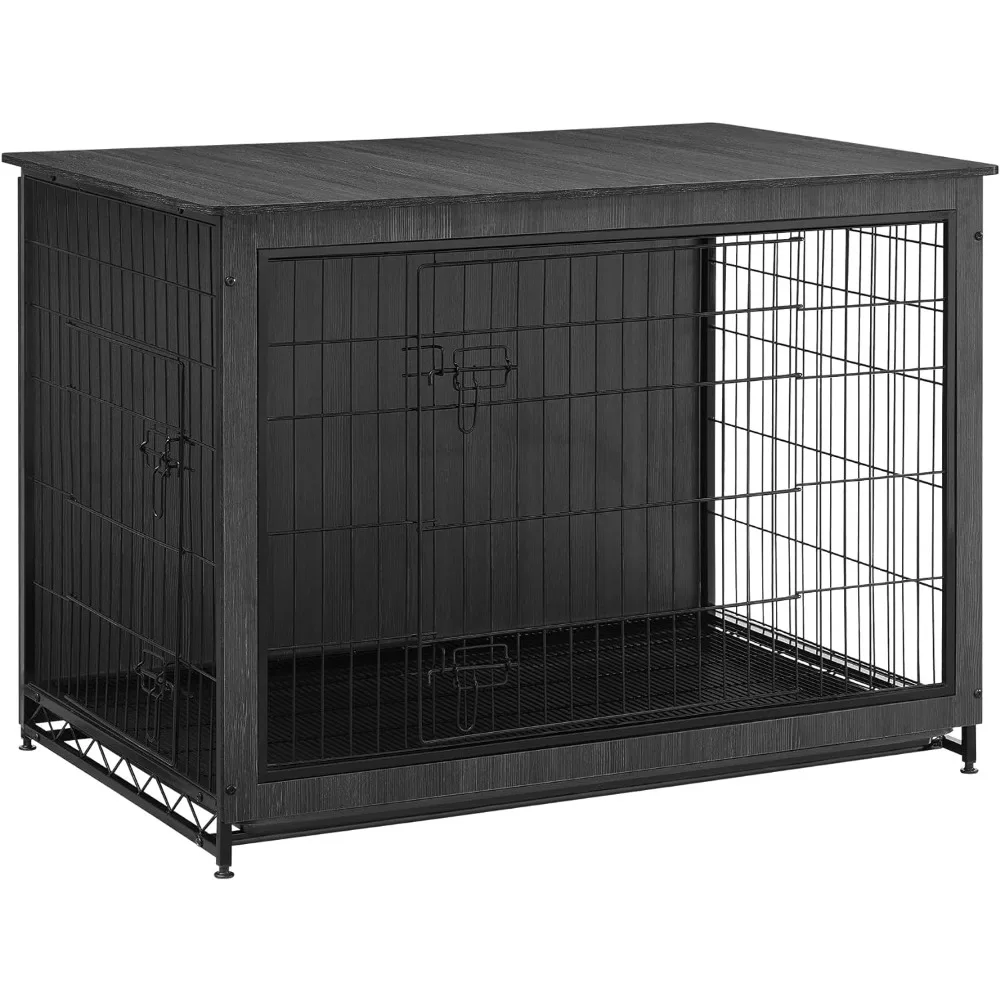 

Feandrea Dog Crate Furniture, Side End Table, Modern Kennel for Dogs Indoor Up To 80 Lb, Heavy-Duty Dog Cage with Multi-Purpose