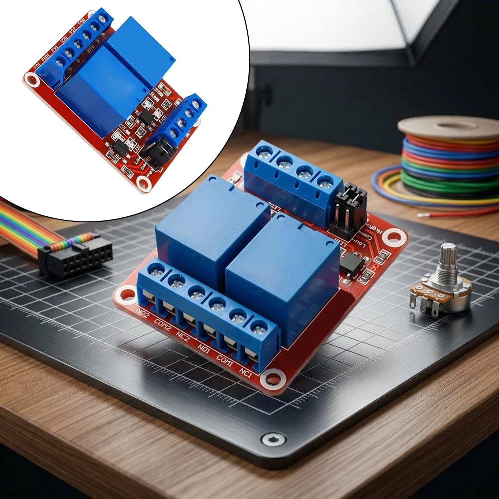 

Optocoupler-Based 4-Channel 12V Relay Module for Isolating Control Signals in Industrial and Academic Environments