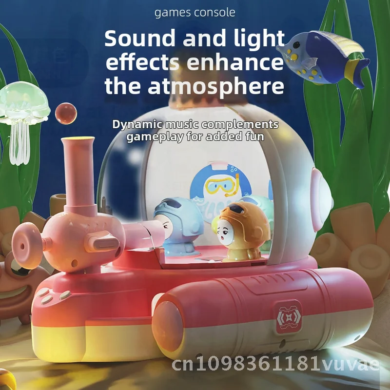 Máquina de juguete de diversión de canicas para niños, juego de entrenamiento enfocado Lihong con 21 bolas, opciones azul, verde y rosa