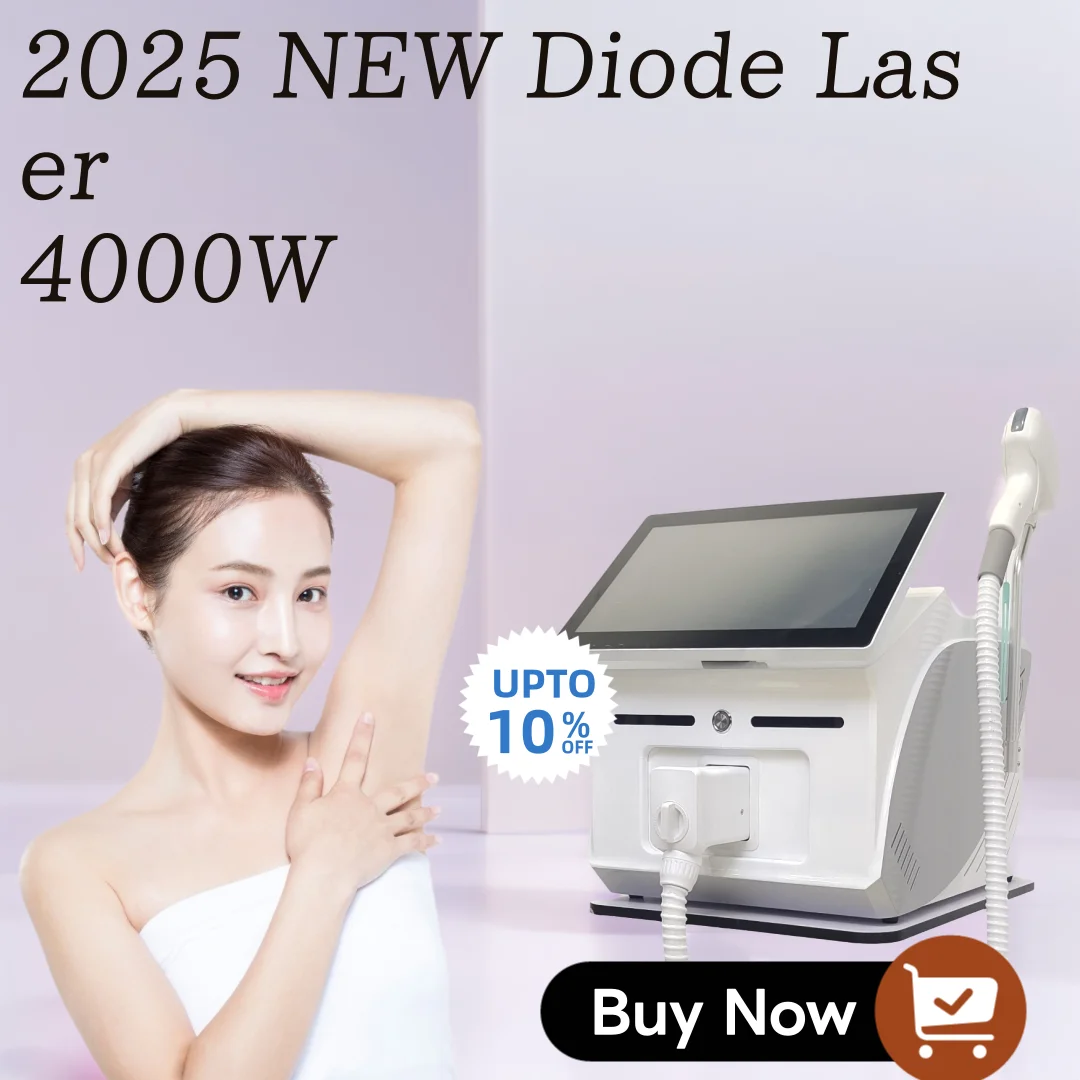 

4000 Вт диод 755 808 1064 нм 940 4 длины волны лазерный диод лед титан лазерное оборудование для безболезненной эпиляции тела