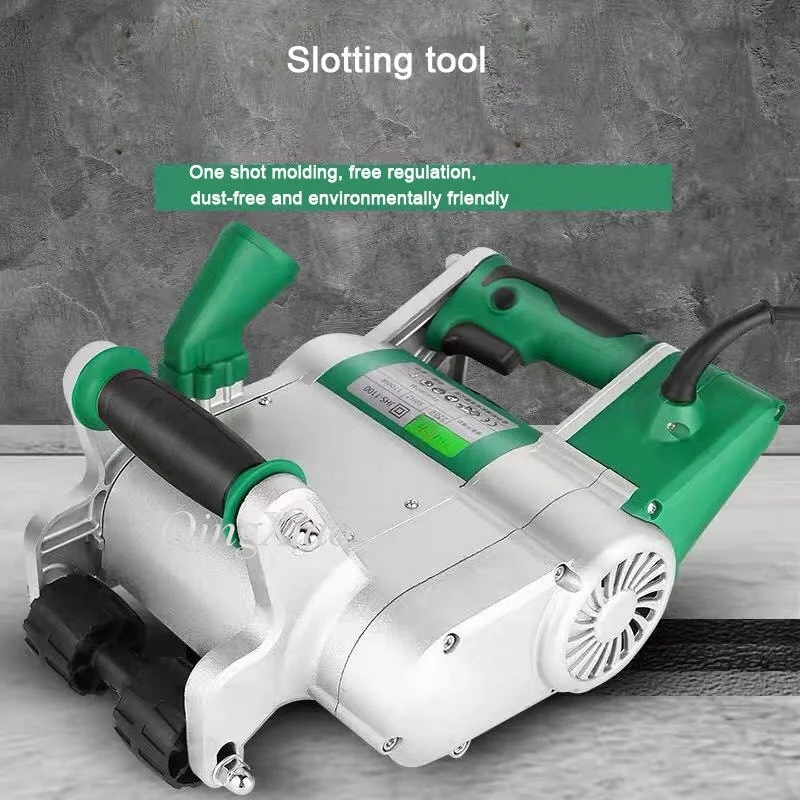 One Shot Wall Grooving Machine For Aerated Block Foam Light Brick Cable Channel Cutting Hydropower Construction Equipment