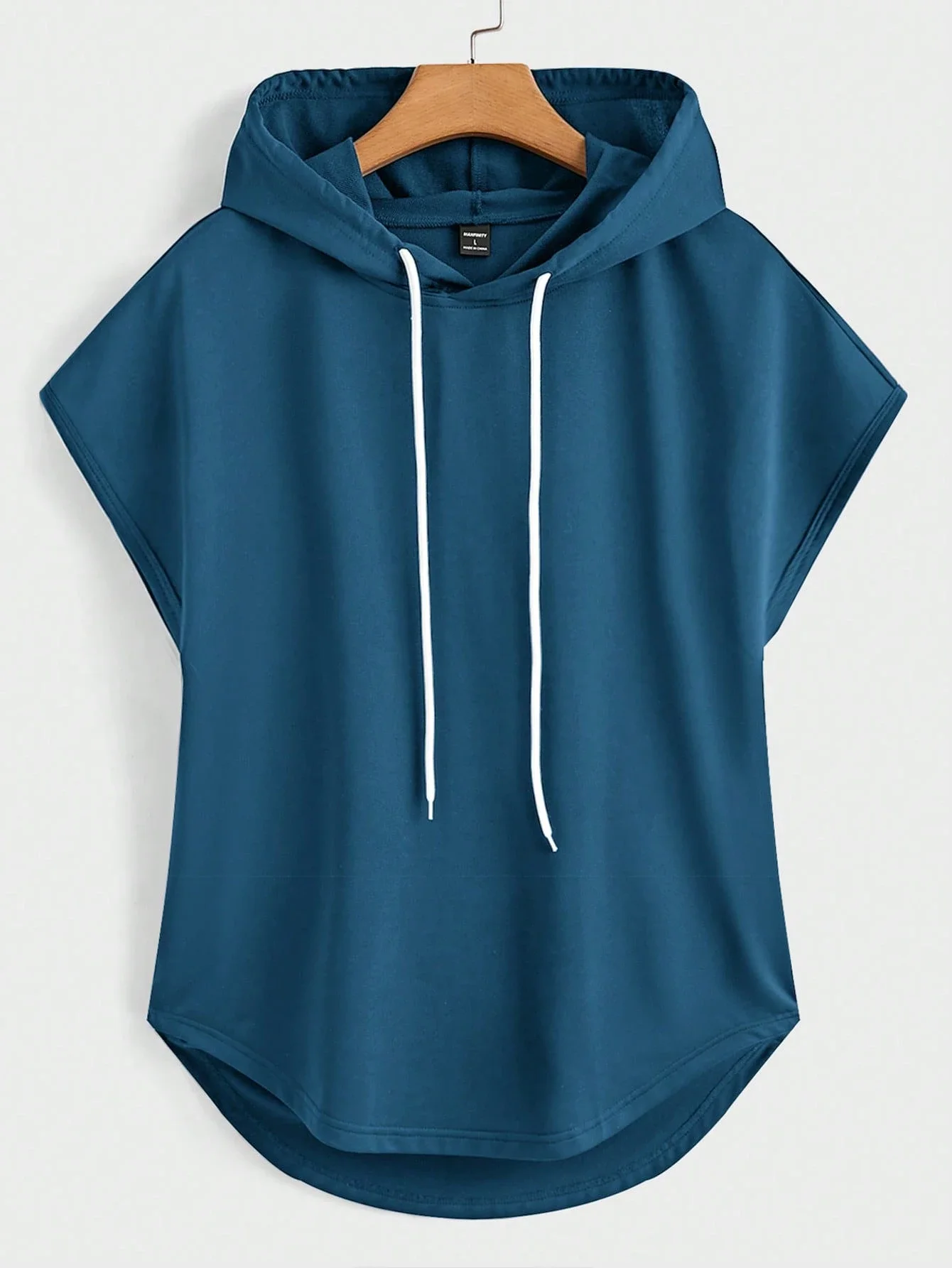 

Men's Sleeveless Hooded Pullover Casual Top For Daily Wear