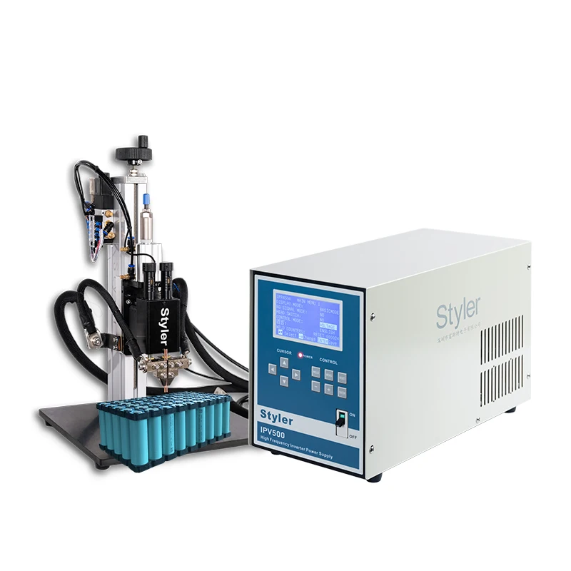 Hot Selling Automatic Solder Paste Printing Lithium Cell Spot Welding 18650 Machine