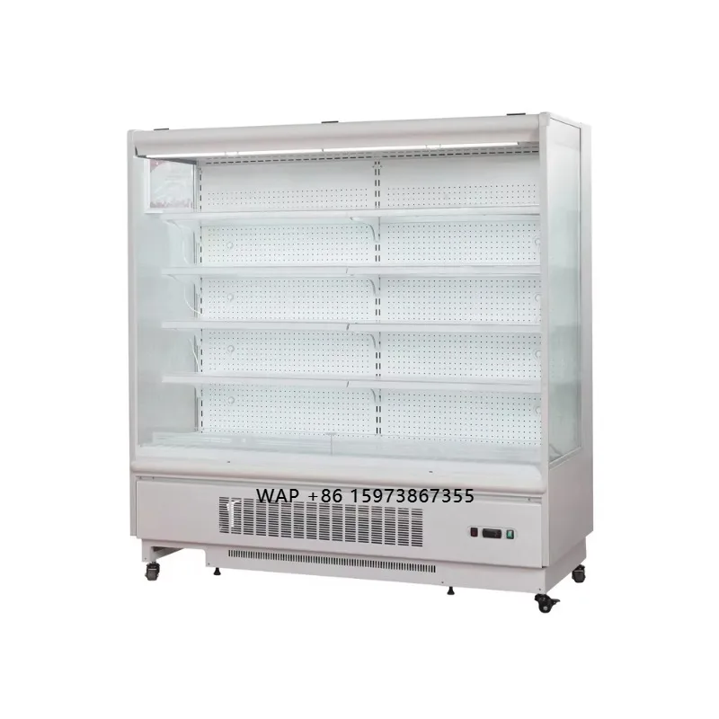 Commercial Fridge for Vegetables and Fruits Refrigerated Cabinets Without Glass Door