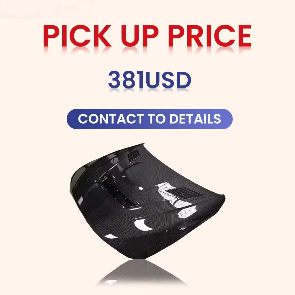 Peças do corpo do capô com ventilação frontal estilo VR de carbono para modelo da série 3 F30 12-19 4 portas Sedan 4 Series