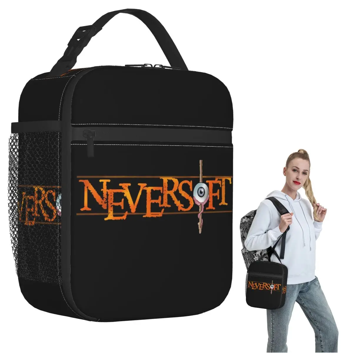 

Термосумка Neversoft для обедов: для женщин и детей, герметичная, для еды, термосумка-тоут
