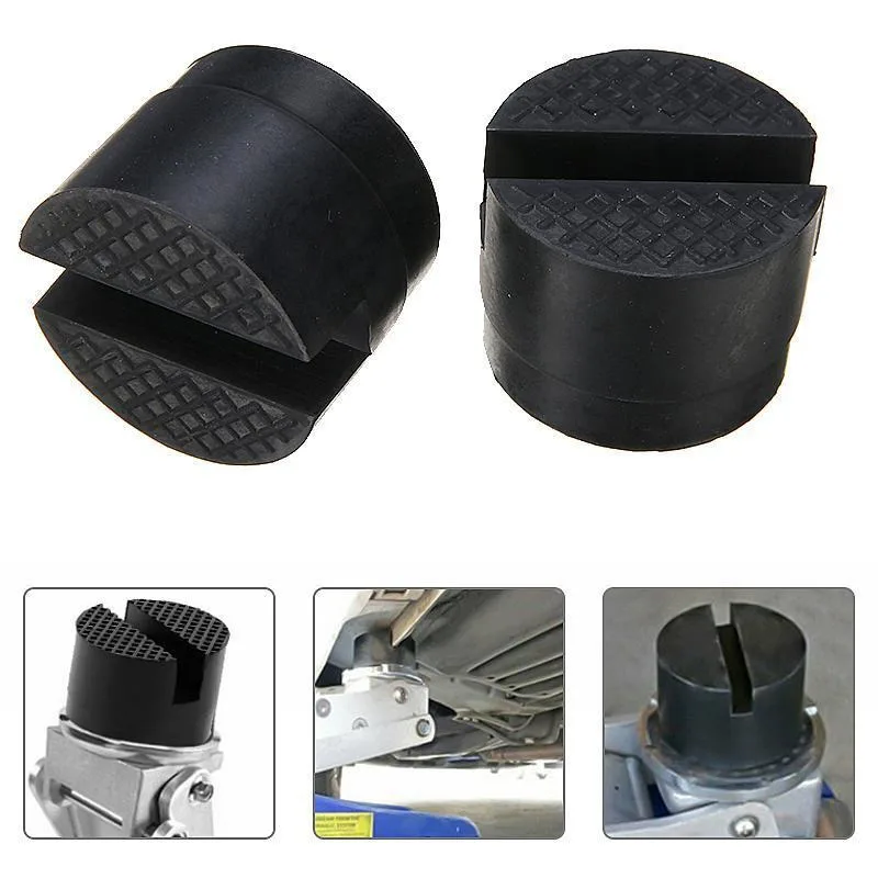 1PC Universal Jack Rubber Support Pad Durable Wear Resistant Car Slotted Frame Rail Floor Socket Adapter Lifting Rubber Pad