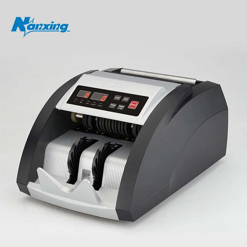 Mix Denomination Bill Counter Counterfeit Detection Cash Bank Note Money Counting Machine for Multi Currencies