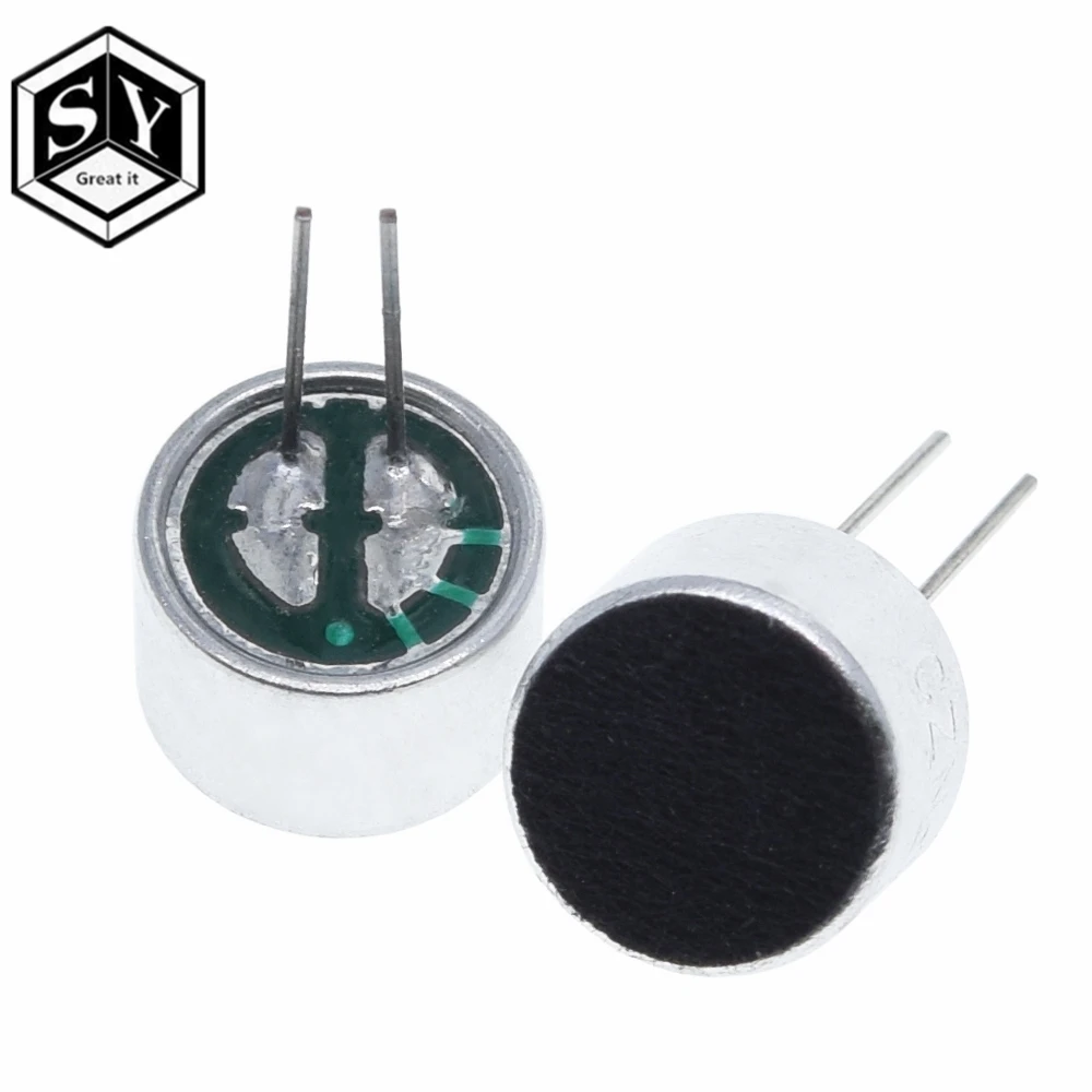 10 PCS/LOT 6x5mm 6050 Microphone Electret Microphone with 2 pin pick-up