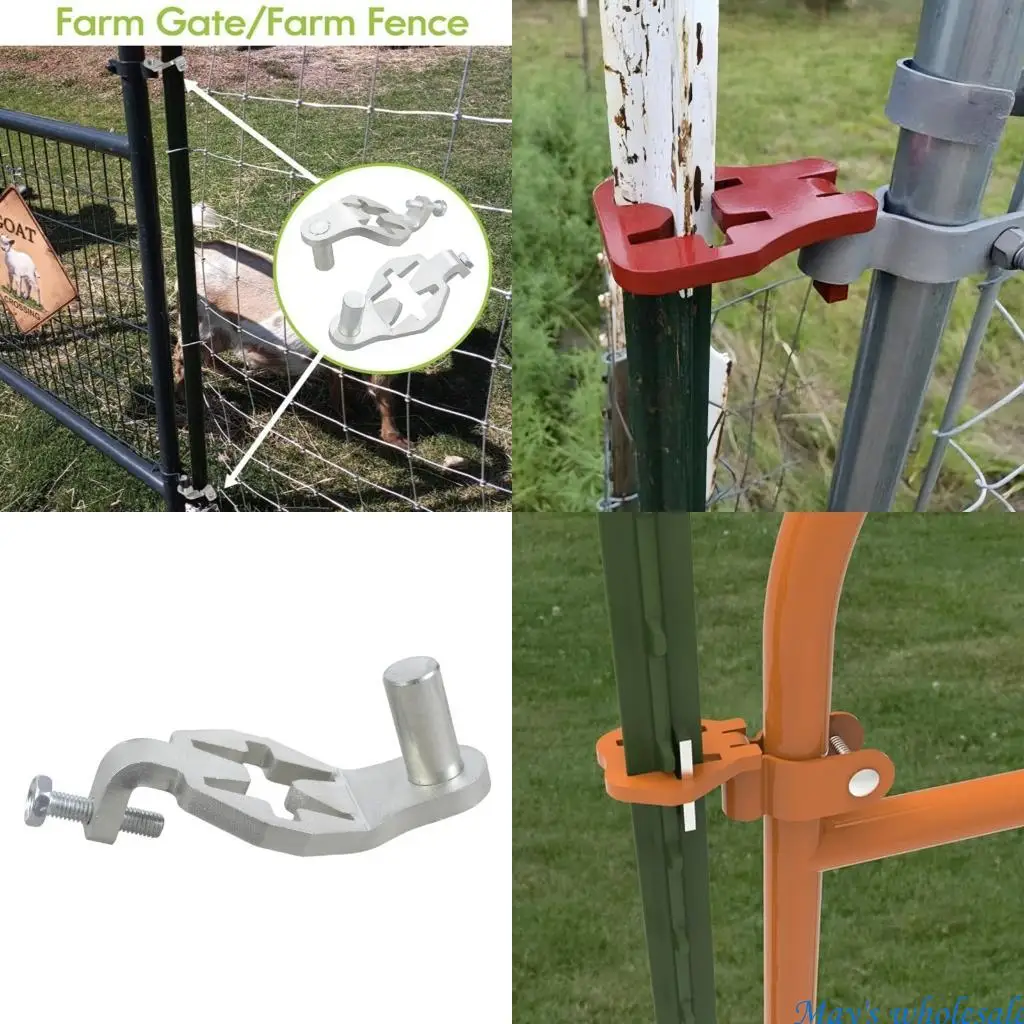 

Easy Installion T Post Hinges Pin for Chain Link Farm Gate Garden Barriers 448A