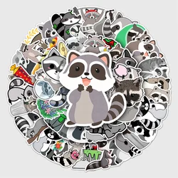 10/30/50 sztuk Little Raccoon Cartoon zwierząt osobowość kreatywny Graffiti naklejki walizka biurko gitara wodoodporna hurtownia